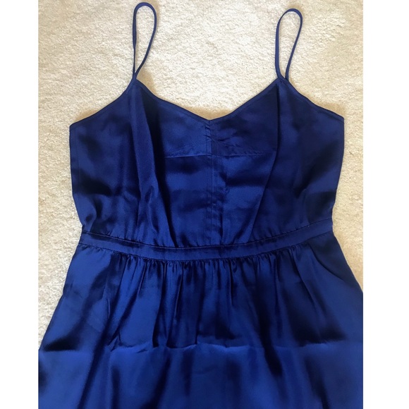 J Crew Factory Cobalt blue mini dress - Picture 1 of 7